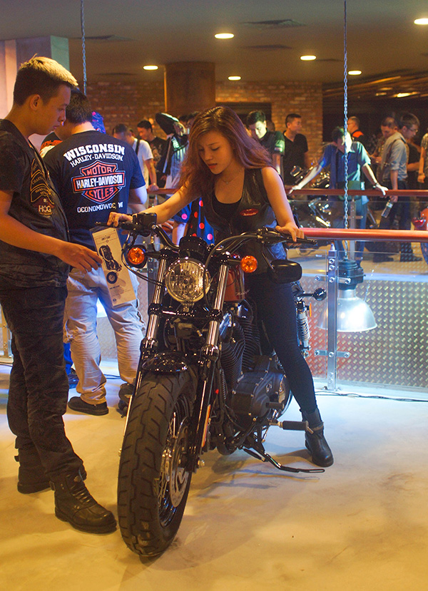 Dàn môtô khủng dự lễ khai trương HarleyDavidson Hà Nội
